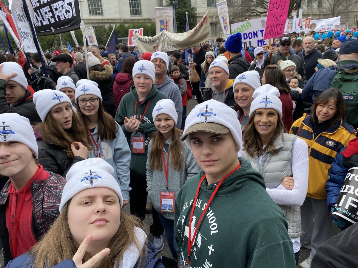 StPKnights's tweet photo. March for Life 2020 https://t.co/BaMm1lvBUz