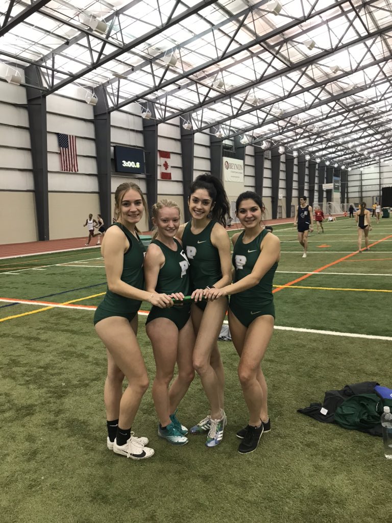 pointparkxctf's tweet photo. Women’s distance medley relay runs 12:13 for 2nd tonight at Spire. This easily qualifies them for the NAIA national meet, our first qualifier of the season! https://t.co/2y3qN32Kno