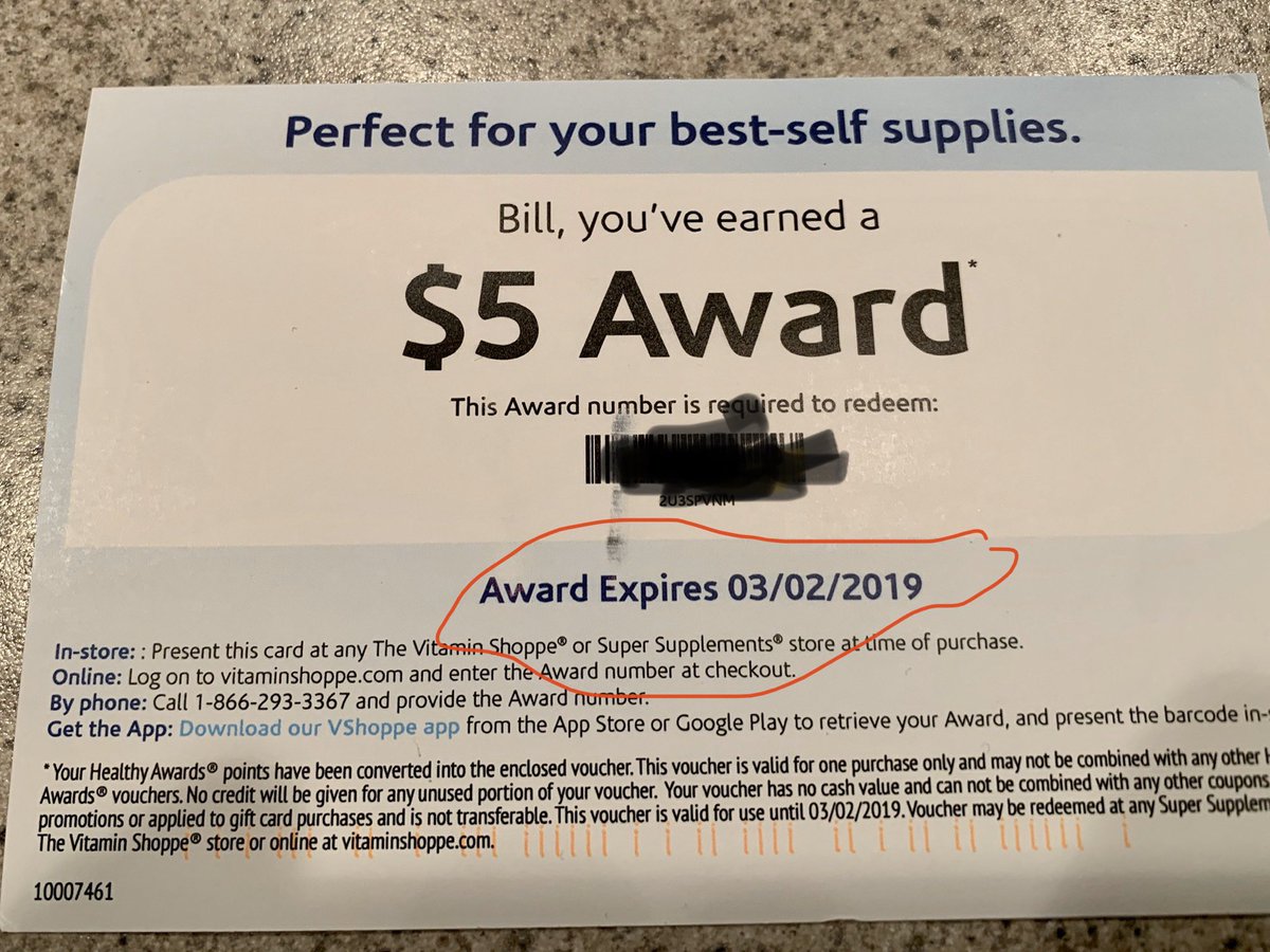 pabdavis's tweet photo. .@VitaminShoppe got this in mail today, it’s expired🤔this is 2nd one this year... https://t.co/deB3dyrBZd