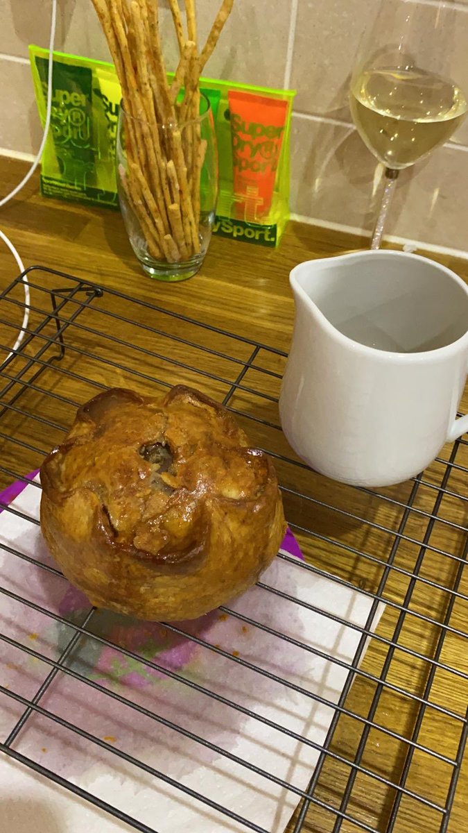 Love is ...... your loving partner preparing game pie for your return home 👌 @DuncanBASC @garethBASC @