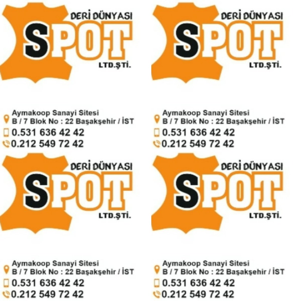 DeriSpot's tweet photo. "HakikiDeriİmalatveSatısı" #FoursquareFind @ Spot Deri̇ Dünyasi Ltd.şti̇. https://t.co/78ycUcqVQv https://t.co/JXvFsbcpds