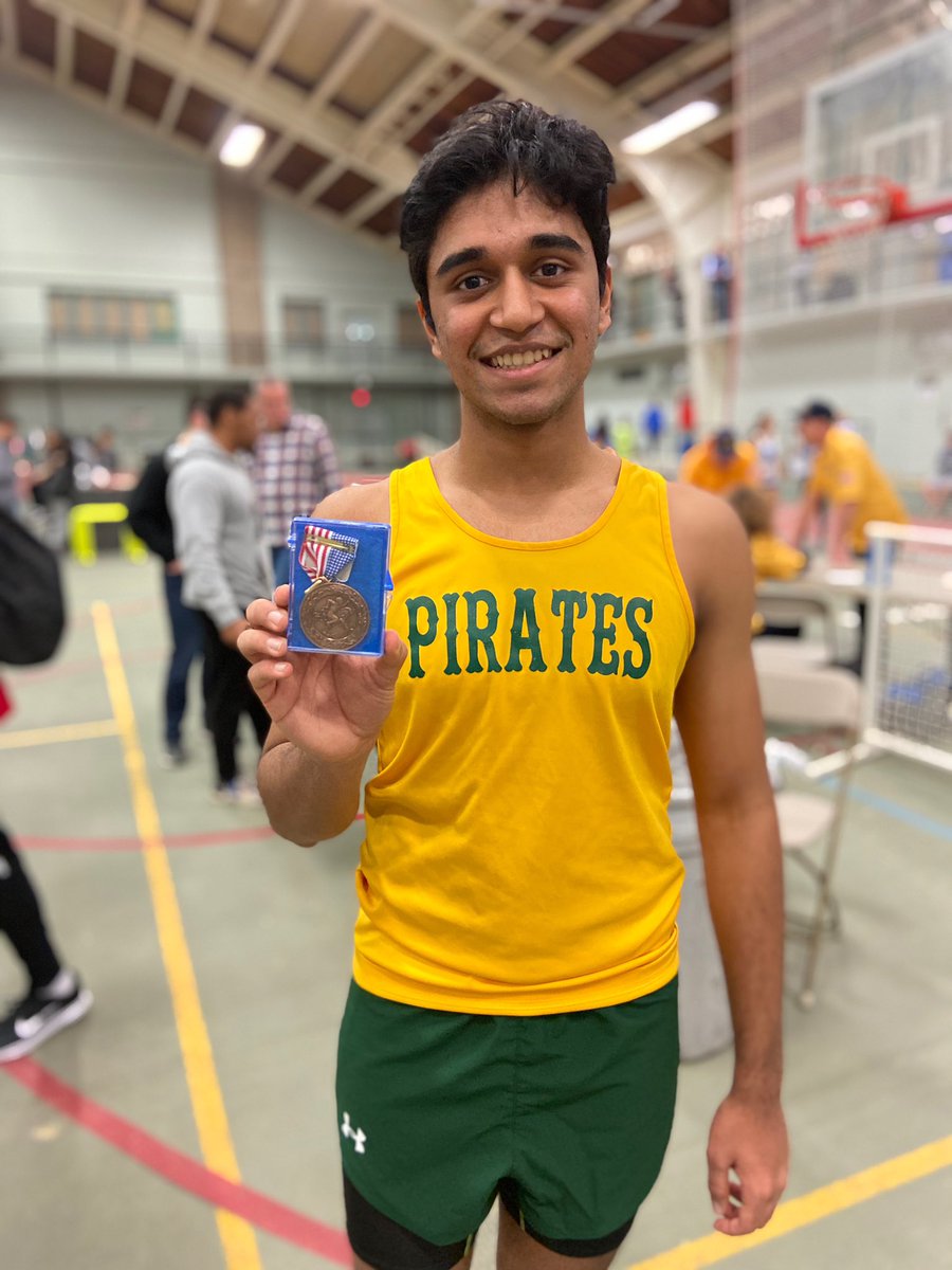 PirateDistance's tweet photo. Congratulations to Dhruv Javeri on getting 5th in the long jump and to David Mothy on getting 5th in triple jump at counties! #piratepride https://t.co/2ghwA1Xqxl