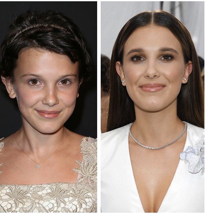 YoungBergg's tweet photo. Millie bobby brown lookin like a whole ass 35 year old woman https://t.co/BmtsORdTav