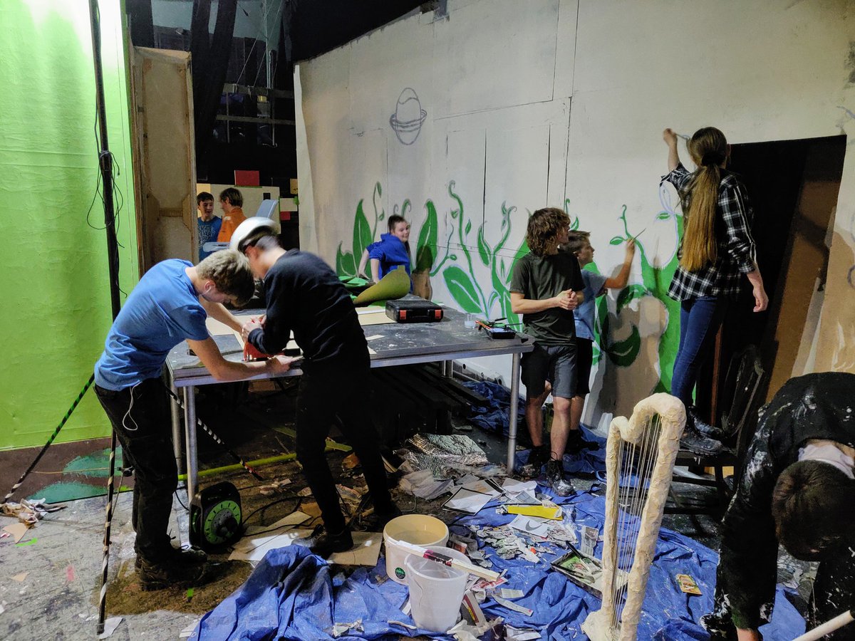 JYHughes0's tweet photo. This year, the average age of the @T3RLT Production Technology team supporting @Morpethpanto is 14.6 years, and 1/3 of them have never crewed a show before. So it was great to hear praise from @nodanorth on their skill and ability! #realSTEM #community #skillsforlife #teamwork https://t.co/FI0FMSIF1S