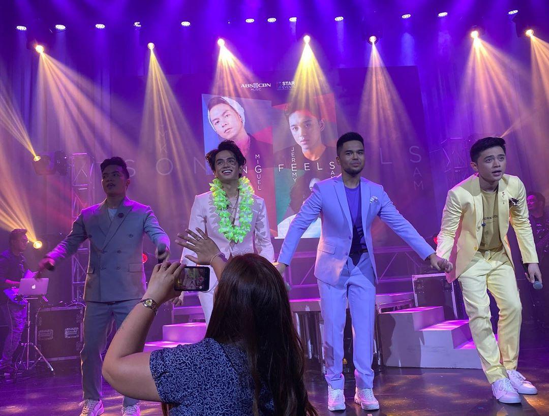 angels_of_sam's tweet photo. Successful show on Music Museum with Sam Mangubat,  Jeremy Glinoga,  JMKO,  and Miguel Odron. 
1-24-20
#SongFeelsConcert https://t.co/mwDmQ9w9J8