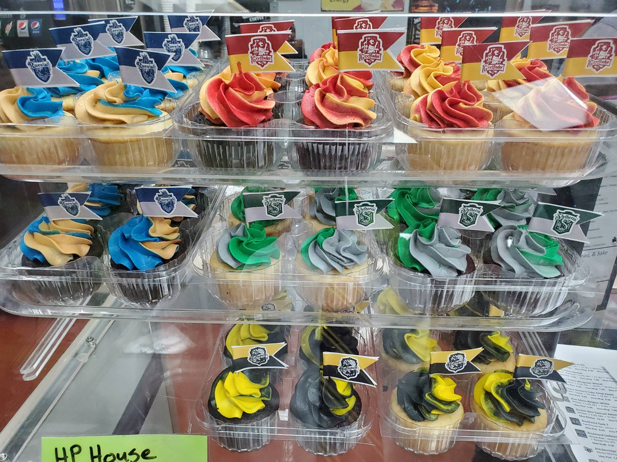 HeadshotsBar's tweet photo. HP night at Headshots. Chocolate Frogs, House Cupcakes, Drinks, & Shots! Earn points for your house by dressing up, playing games, & drinking! #headshotsbar #gryffindor #slytherin #ravenclaw #boardgamecafe #videogamebar #harrypotter #smallbusiness #wichitaks https://t.co/L4CoqeraxA