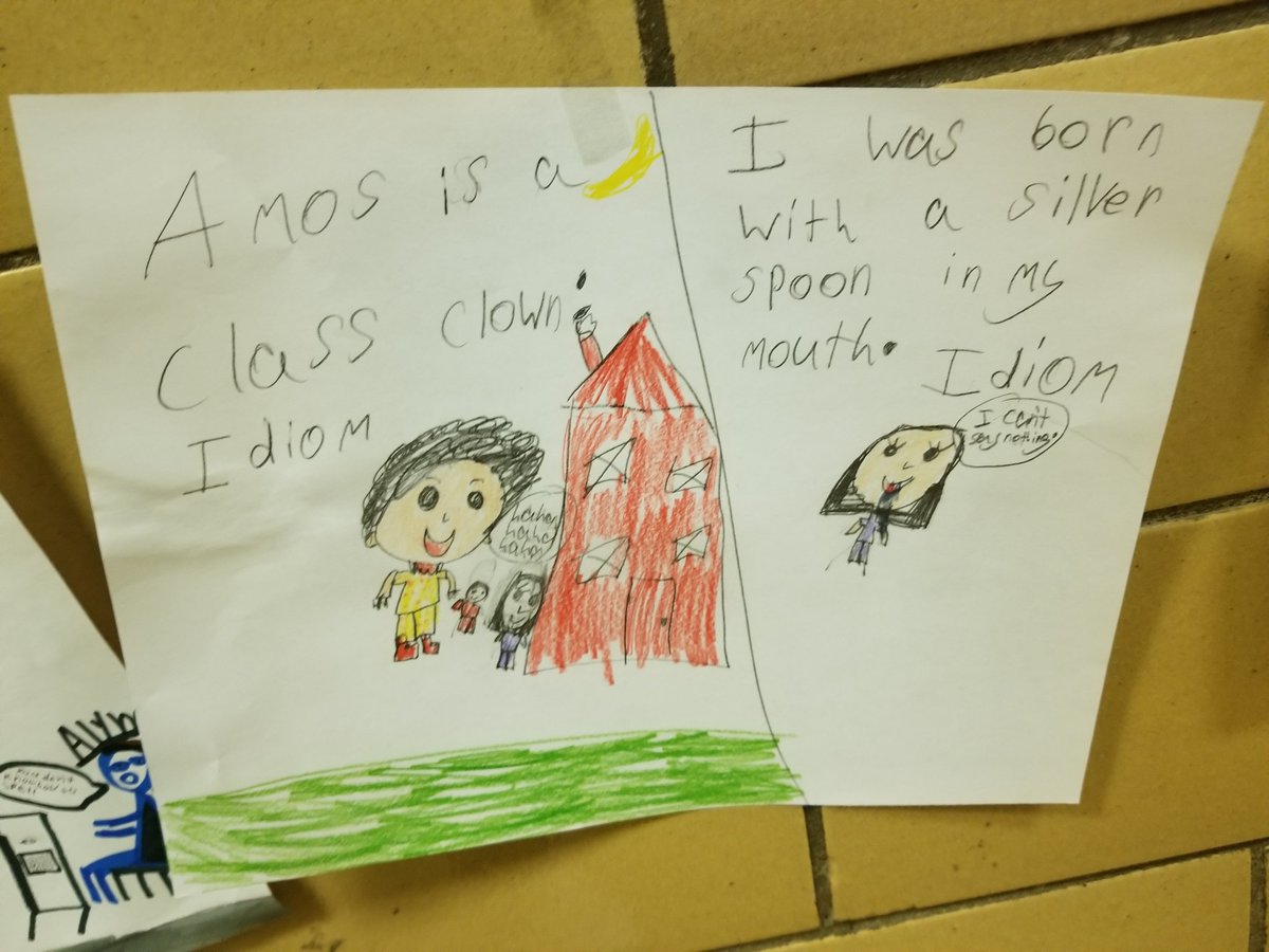 Primary_plush's tweet photo. Figurative Language at its finest...
@Elar_LubbockISD 
@harwellelem 
#3rdgrade https://t.co/NoEyijIw9U