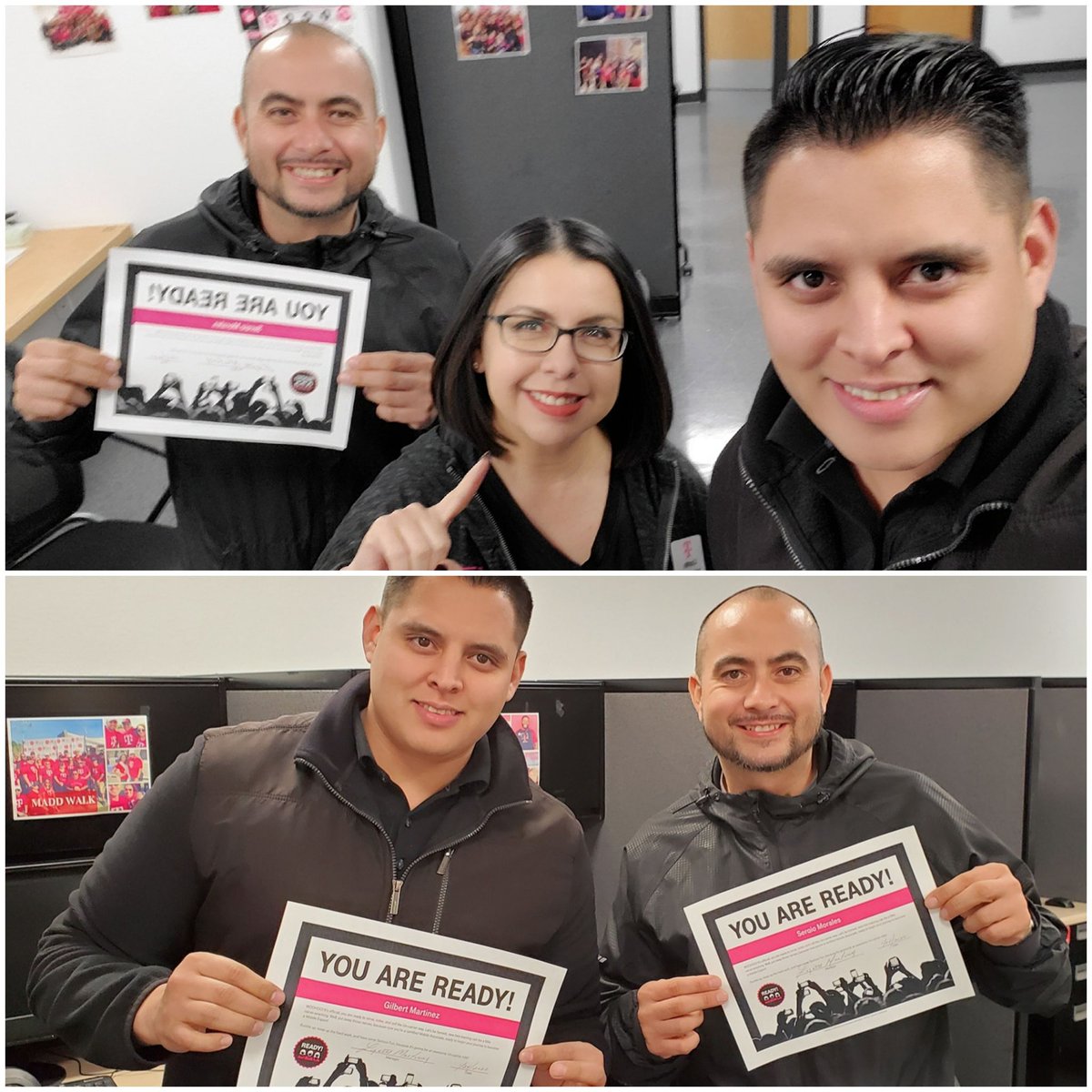 LiMartin77's tweet photo. First Ready! Graduates of 2020! These guys will be at the top of the ranker in no time! #classof2020 #elpasowest #ready2020 #uncarrier @allanawalter @Vizcaino9 @dchavar @Casi11as @Prodigy4105 @SamSindha @JonFreier @FrankAkers @EricJasonBuyer https://t.co/0kqJXJOcGI