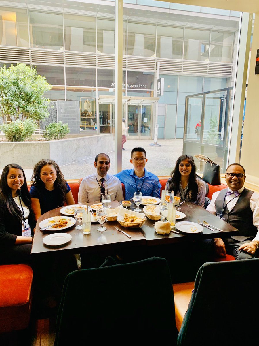 BernabeCarolina's tweet photo. Lunch with the work fam @Rajvi_P @WasifSaifMD @nausheenhakim @JeffChi4 https://t.co/Q5ZYRxJ9P7