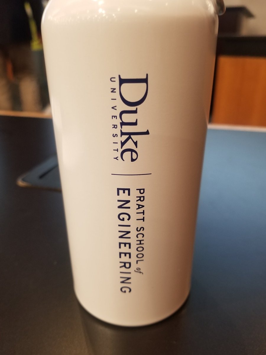 NRaimundo's tweet photo. Had a great time with @terrycyates this afternoon speaking to Duke University Master of Engineering Management students about the @TownofCary #smartcities projects &amp; sharing the challenges with #IoT &amp; building a #ConnectedCommunity.  Love my new water bottle!

 @DukeEngineering https://t.co/5KuzZmjNJP