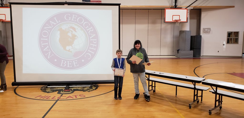 HillcatHDMS's tweet photo. Congratulations to our geography bee winner David Prentiss and runner up Brian Smith!#hdmspride https://t.co/OpBhPpfLII