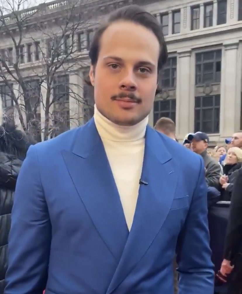 MikeBeauvais's tweet image. Auston Matthews looks like he just invited you to his country estate to hunt the deadliest game of all - man.