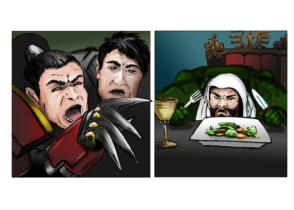 Master_Alarm's tweet photo. When you became the first due to exceptional devotion to your Primarch.
But somebody just found that bastard in the forest.
#warhammer40k #wh40k #abaddon #luther #memes #masteralarm #lucky13art https://t.co/g3HUhTuKap