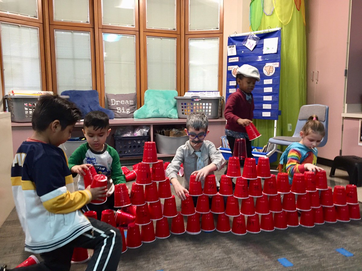mrs_leckrone's tweet photo. We finally made it to the 💯th Day of Kindergarten!! It was an exciting day filled with activities to celebrate how we’ve grown smarter, kinder and more independent in those 100 days. https://t.co/hkUor6N8oc