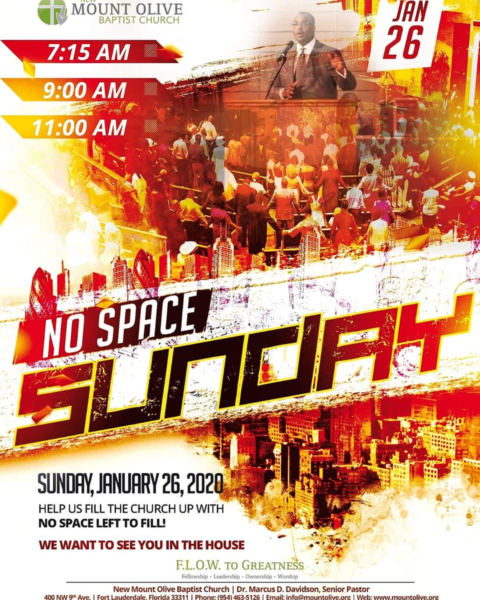 newmtolive's tweet photo. No Space Sunday! Help us fill the church up with no space left to fill #NMOBC @marcusddavidson https://t.co/wzOHOpcONY