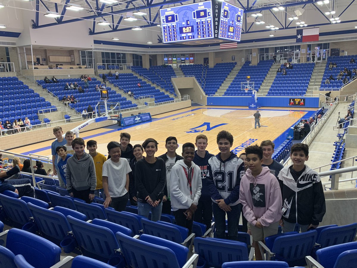 ms_rawlinson's tweet photo. Rawlinson 7th And 8th grade Basketball teams watching Clark vs Marshall at Northside Gym.  Boys are having a great time watching Cougar Basketball. @NISDRawlinson @SteveSylestine @FbCougar https://t.co/S3i4fQCGas