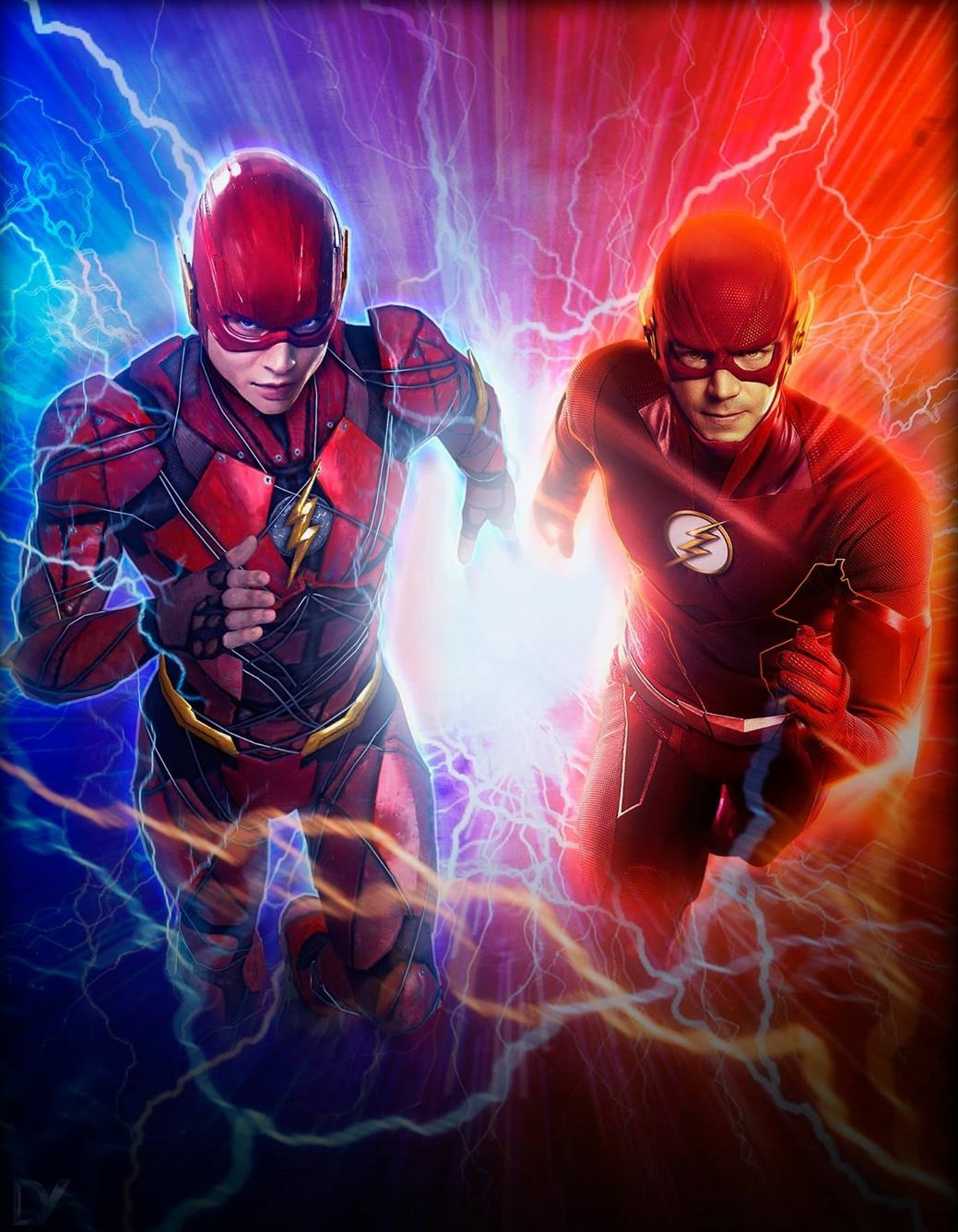 “Some truly Flash-y fan art!
#TheFlash
#CrisisOnInfiniteEar...