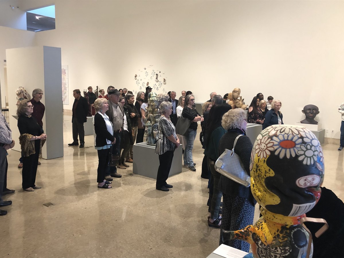 visitamst's tweet photo. Member’s Preview is well underway & the exhibition is FASCINATING. Come on down and #visitAMST
ABOUT FACE: Contemporary Ceramic Sculpture on view now until APR 19
#amstAboutFace #memberspreview #amstExhibitionOnView https://t.co/QZHXOCYyeZ