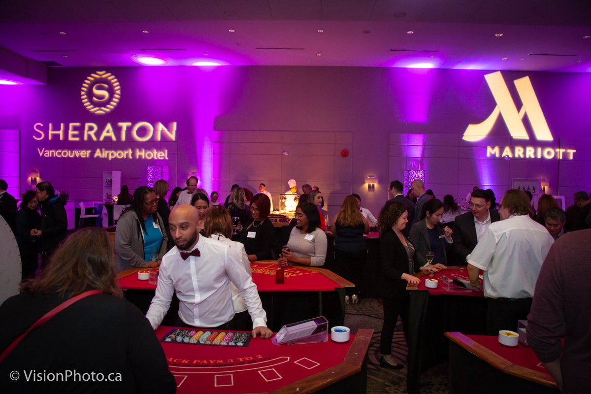 Big thank you to <a href="/SheratonYVR/">Sheraton Vancouver Airport</a> <a href="/MarriottYVR/">Vancouver Airport Marriott</a> for hosting a fun Casino Royale event.  Experience the night by clicking on my teams photos: 
visionphoto.shootproof.com/gallery/Casino…