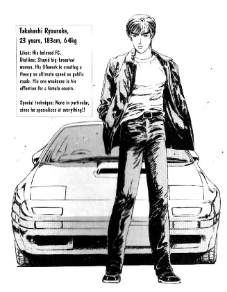 I just started reading Initial D. This is how you flesh out a character, people 