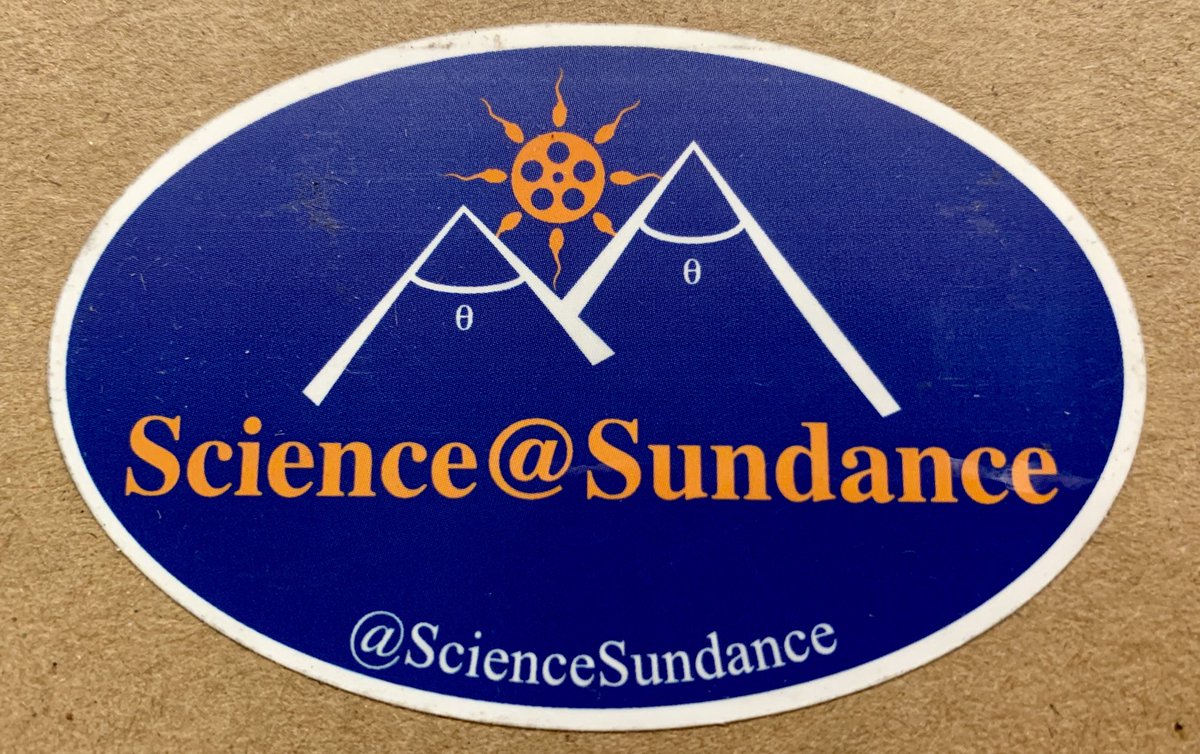 ScienceSundance's tweet photo. New stickers! Who wants one? Find us at the Tower tomorrow night or in PC Sun-Tues https://t.co/qJ8YvaZKhS