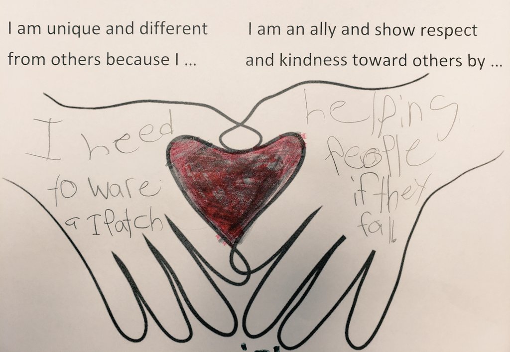 CHPS_KLaGamba's tweet photo. @WoodcrestES students participated in our second @ADL #NoPlaceforHate project during our January Family Day meeting. Students learned about being an ally and treating others in a respectful, kind manner. Everyone is unique and special in their own way! ❤ #WC2theCore https://t.co/Id7rsVofnU