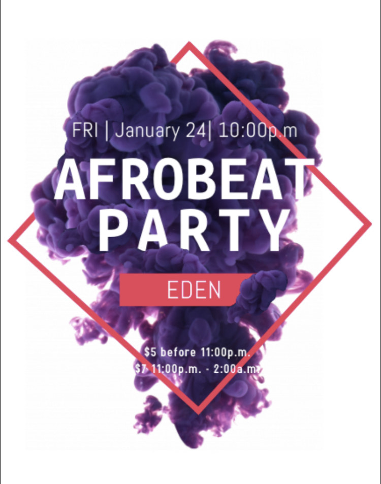 EDENLoungeIC's tweet photo. It's Friday!
- Live entertainment then Afrobeat from 11 until close
- Great drink deals including $1 Natty Seltzer!
- 19+ all night https://t.co/XCUePmOTd6