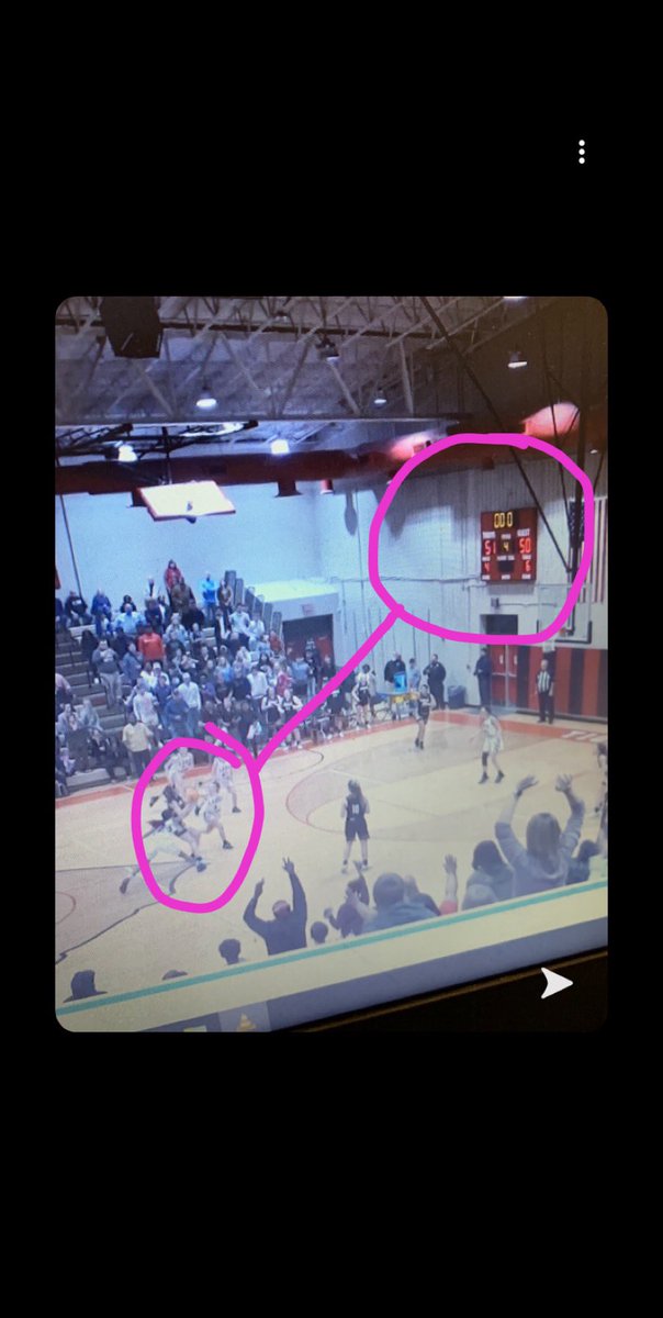 abbyking00's tweet photo. What a great win tonight ladies! Got one stolen from us from the ref. final score 53-51 Greer. Clearly she did not get the shot off in time. #noclass https://t.co/214iKu8pjS