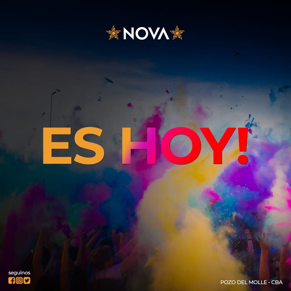 nox_pdm's tweet photo. Y LLEGÓ LA ÚLTIMA NOCHE DE NOVA GENTEEEEE 💃🔥🍻
LOS ESPERAMOS A TODOS PARA DISFRUTAR DE UNA TREMENDA NOVA COLOR FEST Y RETRRRRROOOOOO 🤩🤩🤩🤩🤩🤩 https://t.co/jfCmBfULDq