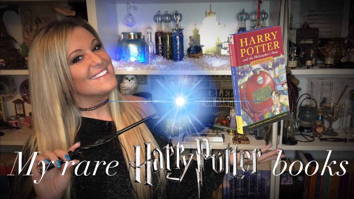 Vic__Maclean's tweet photo. Tomorrow’s #SeverusSaturday video is all about my rare #HarryPotter book collection 😱
Watch from 6pm over on my #VictoriaMaclean #YouTube channel 🥰
https://t.co/NFBmt9OR8m https://t.co/lf1cGjM1rR