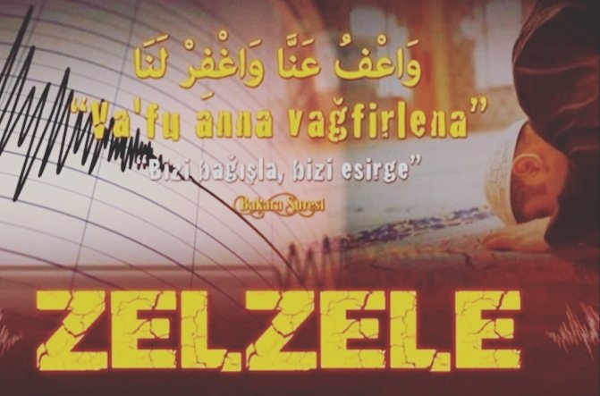 *Bu gece'ÂLLÂH'için bir şey yapmak*
*Hiç bişey yapmamaktan çok İyidir.*

*Bilinen '18' Ölüm '600' Yaralı '30'*
*Mümin Kardeşimiz Göçük Altında,*
*BU GECE UYKU YOK  İBÂDET ,DUÂ,*
*TÖVBE ,MÂĞFİRET 'ÂF' Dileneceğim,*