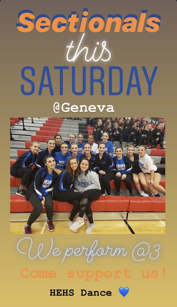 HEHSPoms's tweet photo. COME SUPPORT VDT AT SECTIONALS TOMORROW! #UNSTOPPABLE https://t.co/1GUF3JLxYc