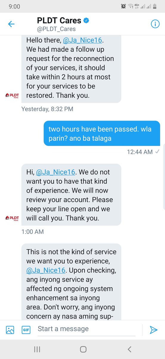 Ja_Nice16's tweet photo. @PLDT_Cares @iamMVP @PLDTHome @DtiPhilippines

AYUSIN NYO SERBISYO NYO!!!PUCHA PLDT!!!! SABI NINYO RESTORE NYO after my payment? ano na? wait na naman ng next billing cycle? PLDT HINDI CONSISTENT!!! GINAGAGO NYO AKO!!!! POTCHA!!!! https://t.co/fiHHRX0tK8
