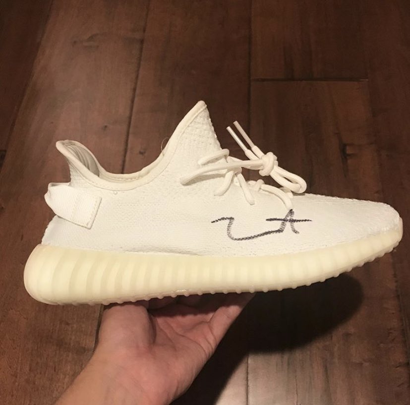 signed yeezys