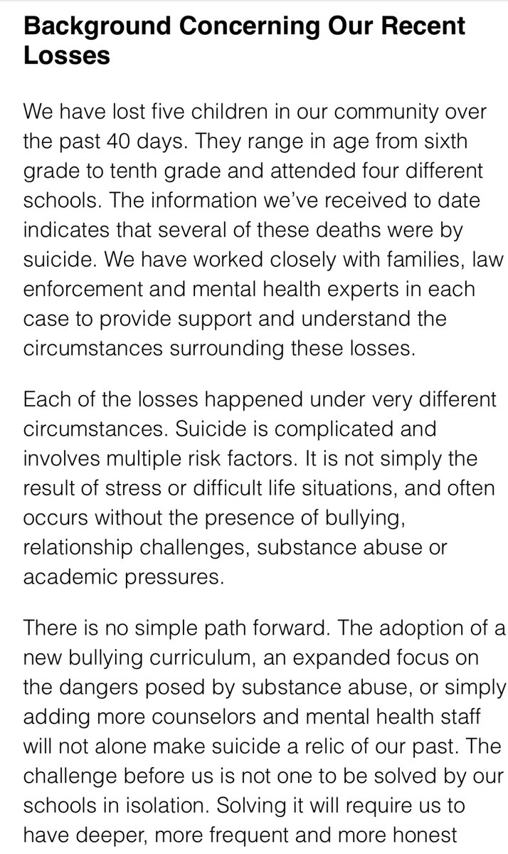 matthewogray's tweet photo. I got this notification as an @Adams12 parent, not a lawmaker. It had to be a heartbreaking thing for @SuptGdowski to write.
We need to support the solemn work of people like @dafna_m as they work overtime to address these tragedies among our children.
https://t.co/kbYPzLqokE https://t.co/2ZHdI3pjOZ