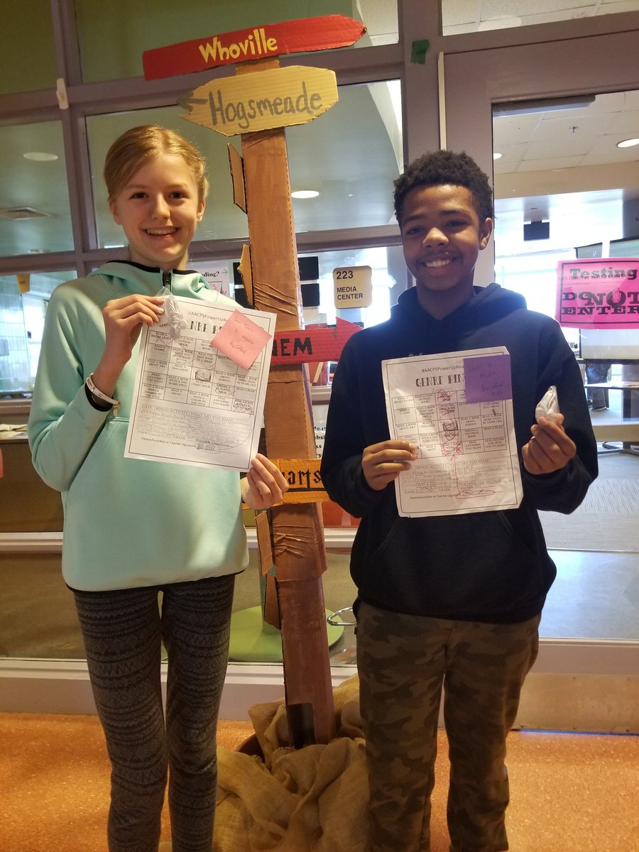 VibrantLibrary's tweet photo. The wins keep coming as @BPMSbuzzAACPS students #PowerUpAndRead #PowerUpRead https://t.co/EVKmanmisS