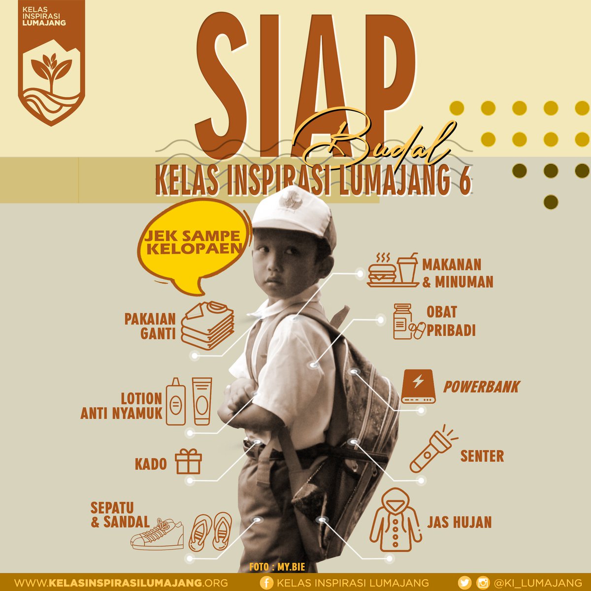 Selangkah lagi menuju Hari Inspirasi!
Sebelum berbagi cerita seru tentang profesi, mari siapkan amunisi.
Mari bersukacita, hari perjumpaan dengan mereka yang punya semangat sama akan segera tiba. Sampai jumpa di bumi Arya Wiraraja.