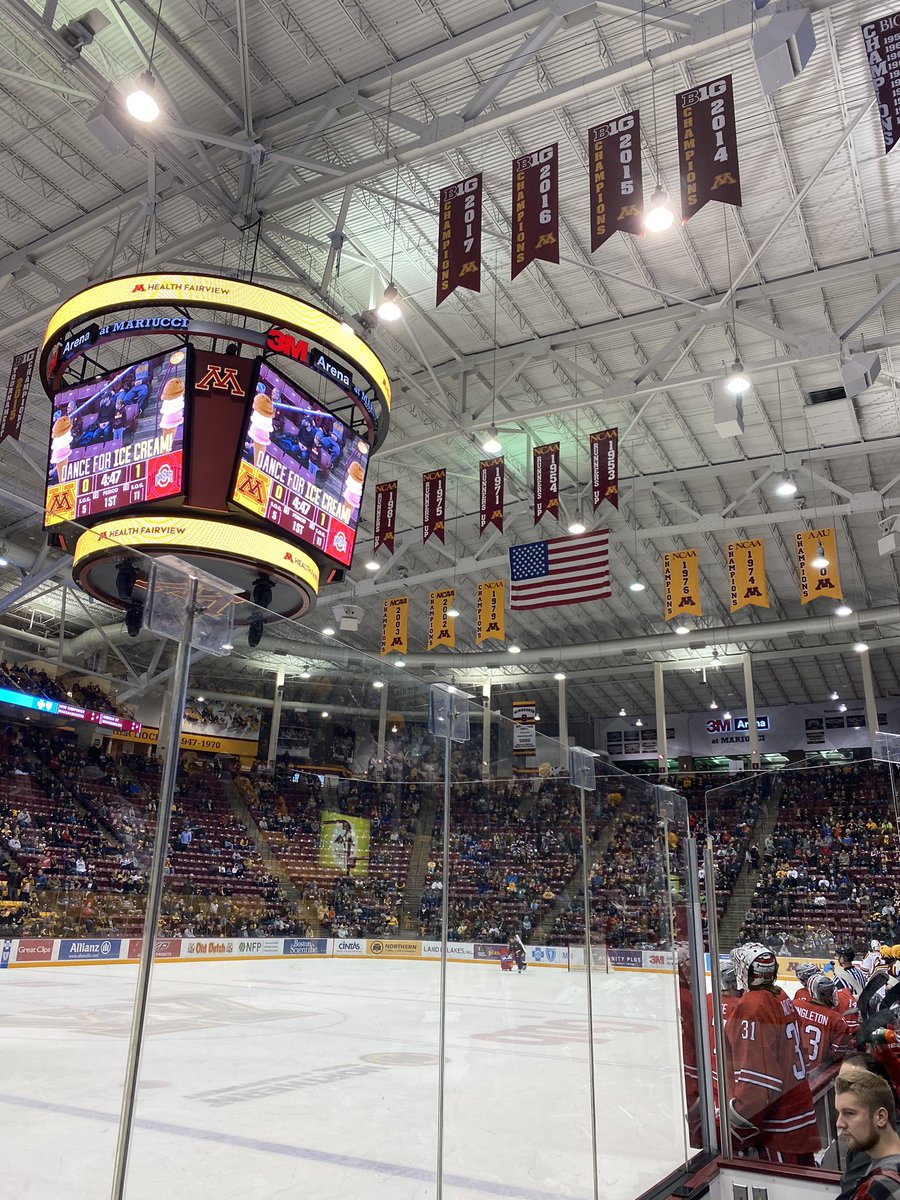 Team bonding/recruiting sessions tonight. Gophers vs Ohio State!