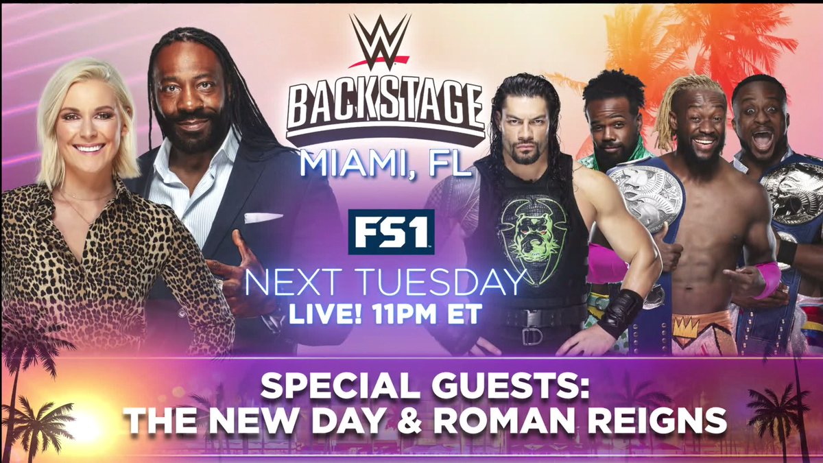 Roman Reigns e New Day serão os próximos convidados do WWE Backstage