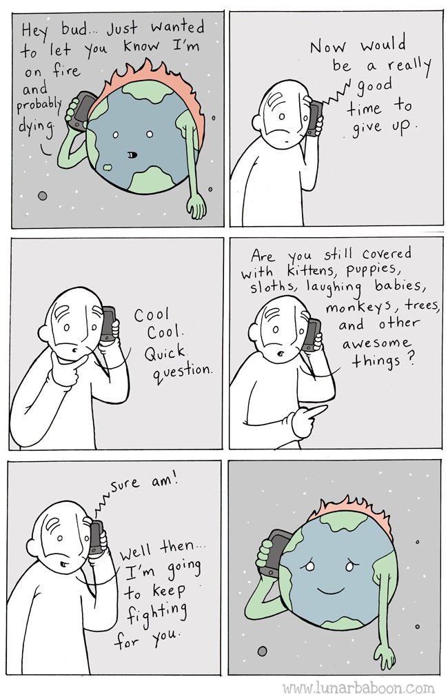 Lunarbaboon's tweet image. New comic! Burning! lunarbaboon.com