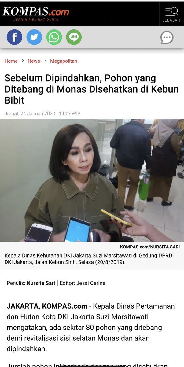 kangdede78's tweet photo. Pejabat Pemprov @DKIJakarta rame-rame NGIBUL ttng penebangan “sangat liar” 190 pohon di kawasan Monas, ngikutin gabenernya @aniesbaswedan .

Mrk tau SJW Lingkungan Hidup sdh mati semua, ndak akan ada protes jadi bebas NGIBUL. https://t.co/zCaNEC493R