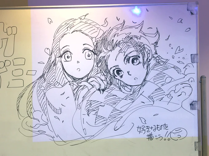 軽い気持ちでホワイトボードに描いたら気になって直したくなってしまうやつϵ( 'Θ' )϶ 