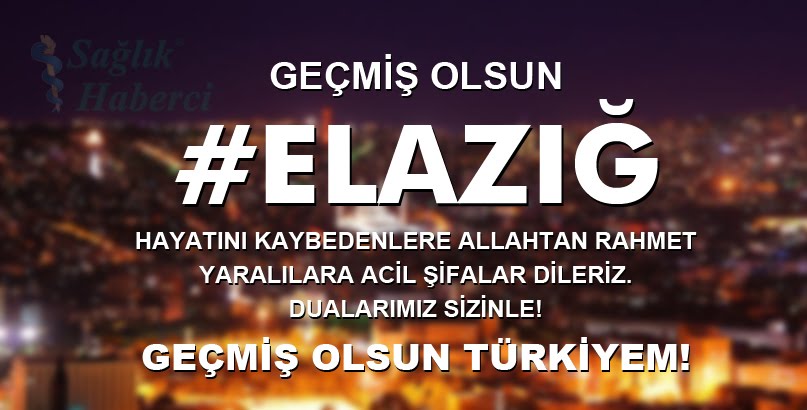 GEÇMİŞ OLSUN ELAZIĞ!
Elazığ ve çevresinde yaşanan depremde hayatını kaybeden vatandaşlarımıza Allah'tan rahmet, yaralılara acil şifa,geride kalan Elazığ ve Malatyalı vatandaşlarımıza sabır ve metanet dileriz. Geçmiş olsun Türkiyem! 
#elazığ #deprem #afet #felaket #afad