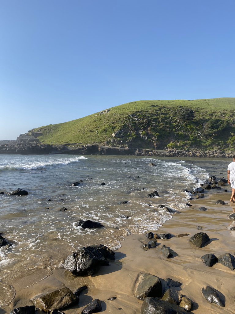 We started off in the rural eastern cape(coffee bay)and slept there for one night! It was amazing,the fresh air and the cows grazing by the beach,the hole in the wall!! It was everything!