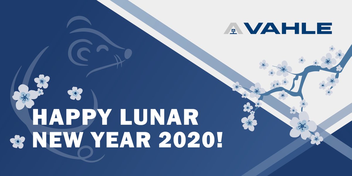 The New Year 🐀 Rat lures around the corner and the Year of the 🐷 Pig says 👋 goodbye. 

On January 25th, 2020, Chinese all over the 🌏 world will be ushering in the Year of the Rat.  The VAHLE Group wishes you a Happy Spring Festival and a prosperous New Year of the Rat!