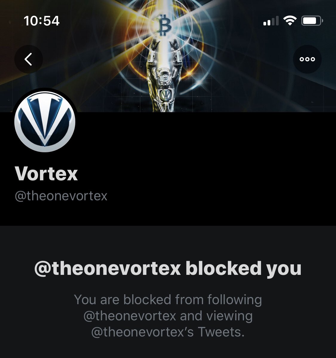 Rubiconnllc's tweet photo. @theonevortex @billruby A little touchy I see. Remember when @theonevortex could have an intelligent dialogue.  Now he just blocks.   What’s up dude you were one of the greats. https://t.co/mkNm0OgHcf