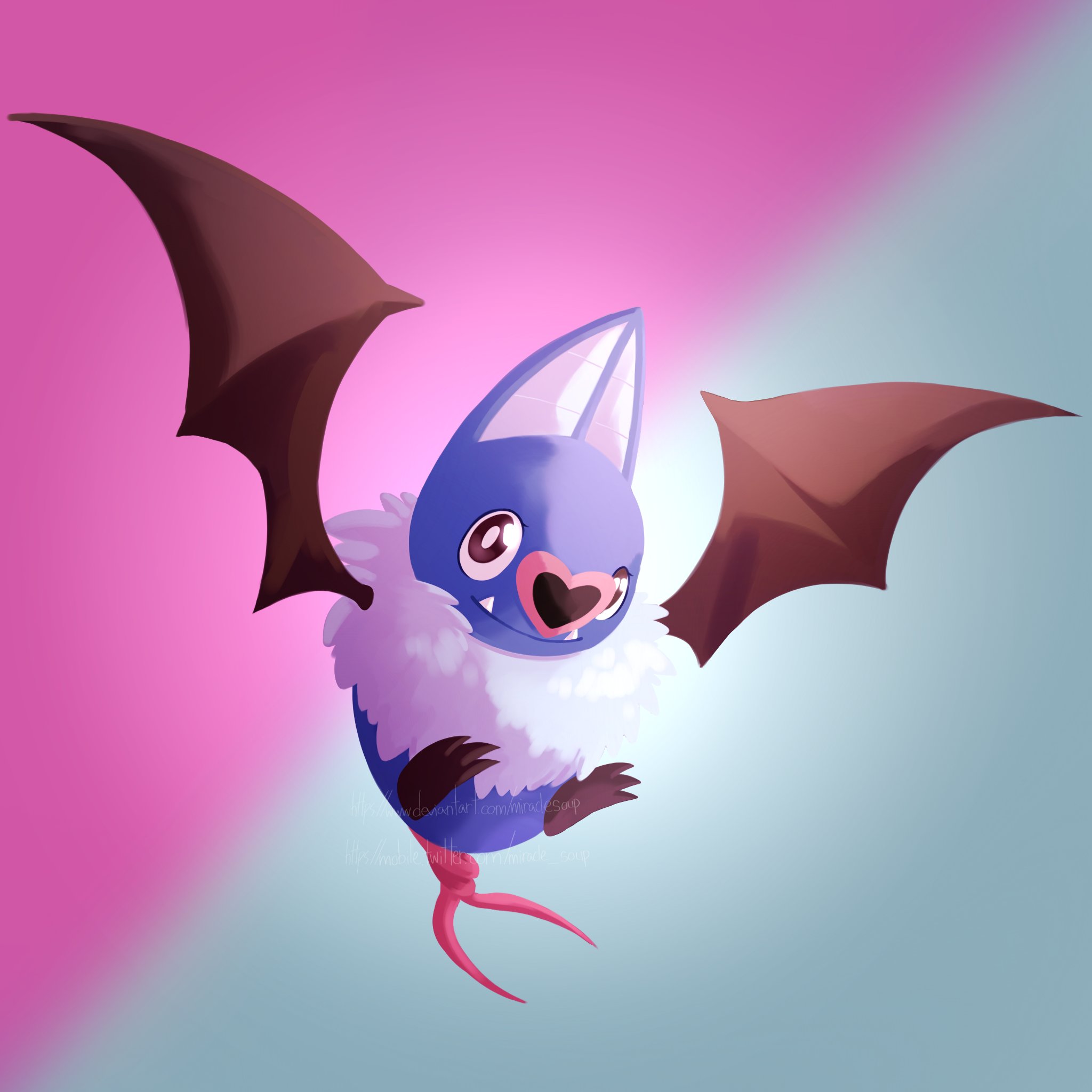 Soup Daily Pokemon 528 日常ポケモン 528 Time 43 Minutes 43分 Swoobat Has An Odd Design But I Like It ココロモリは変なデザインですが それが好きです T Co Kel5xo4wzh Pokemon ポケモン Dailypokemon Dailydrawing
