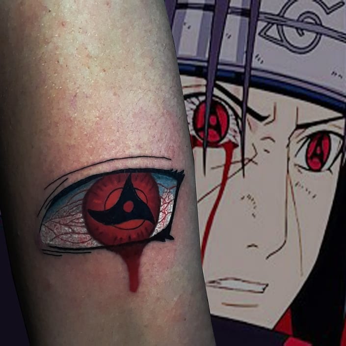 Naruto Eyes Tattoo : 15 Amazing Naruto Tattoo Ideas And Designs Body