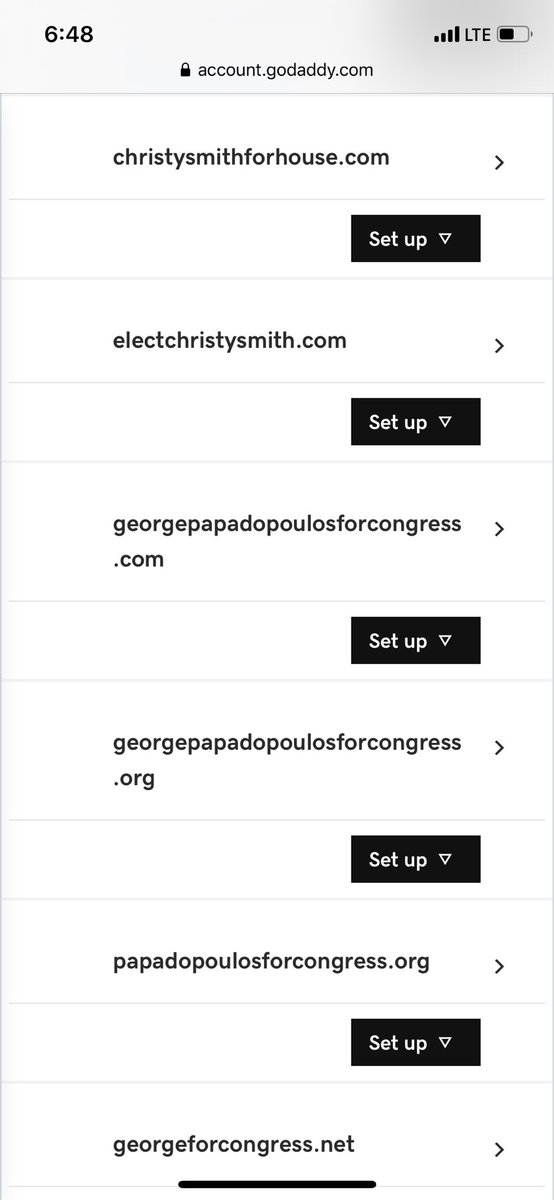 @GeorgePapa19 Still have these domains for sale... I’ll even throw in georgeforcongress.us for free