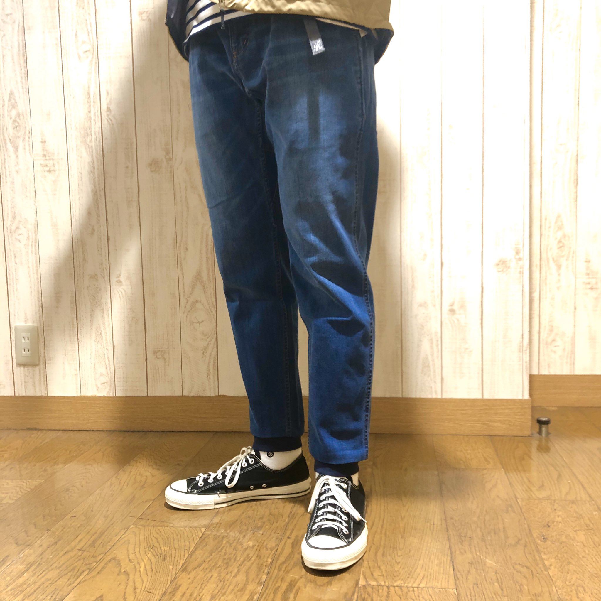 GRAMICCI × OSHMAN'S 別注 DENIM NN RIB PANTS【M】グラミチ 